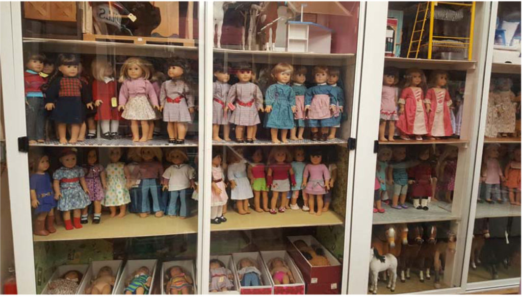 thrift stores that sell american girl dolls